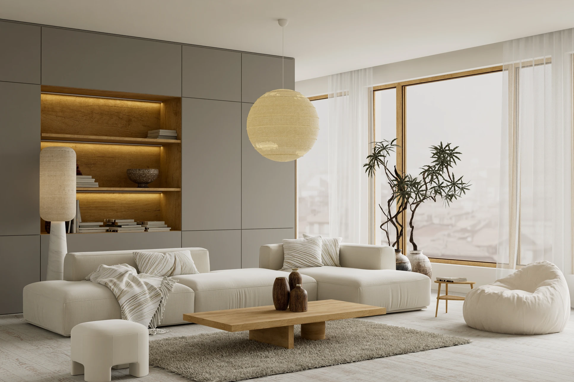 Homme installant de nouveaux sols stratifiés en bois